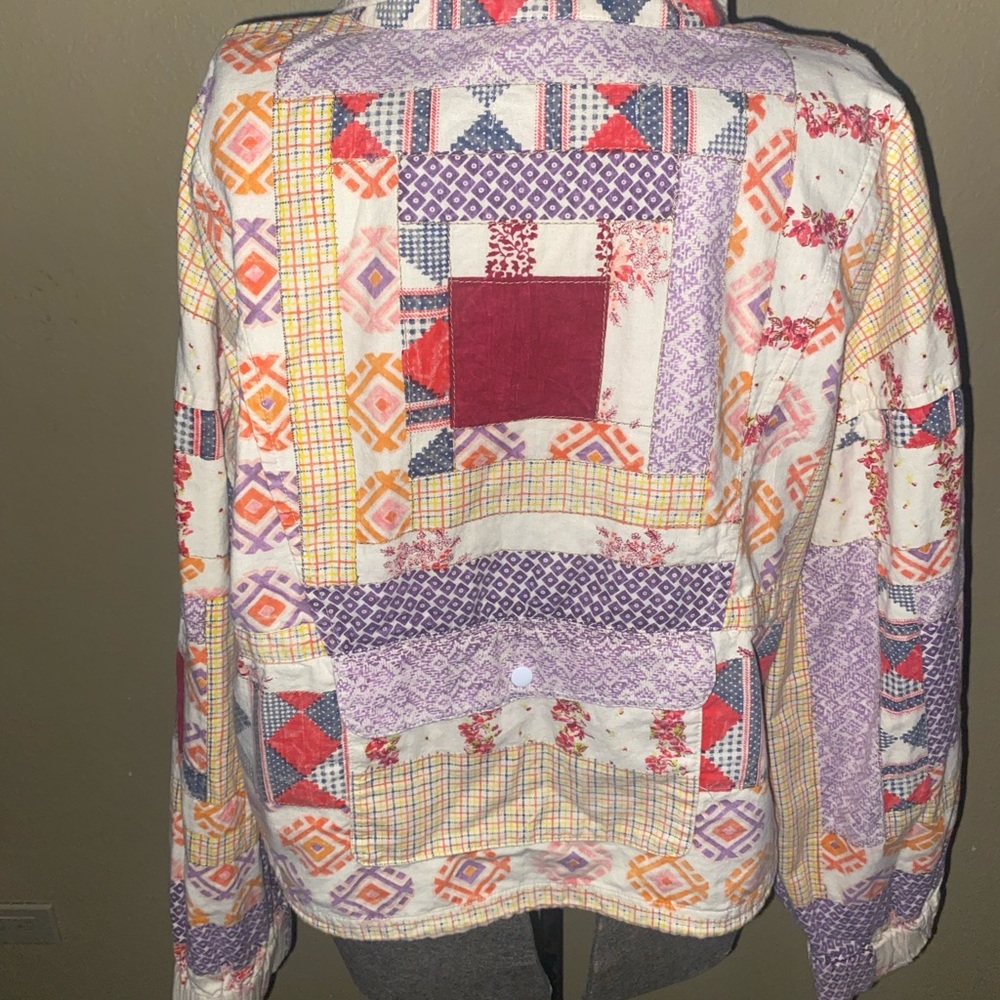 Colorful Patchwork Jacket - image 3